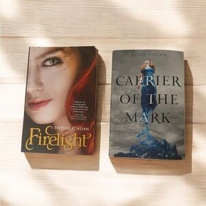 2 book bundle .. Firelight & Carrier of the Mark